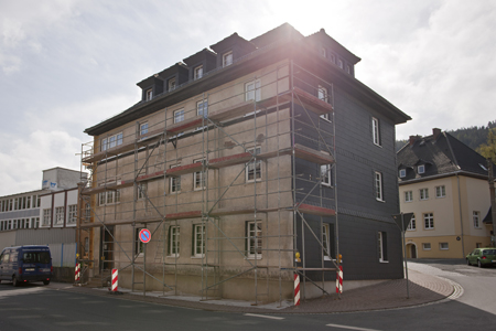 Fassadendämmung in Gräfenthal, Vorher